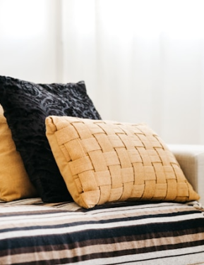 Earth Tone Throw Pillow